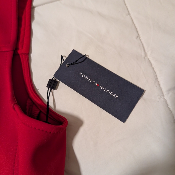 ❤️Tommy Hilfiger Vibrant Red Midi Dress - Picture 4 of 9